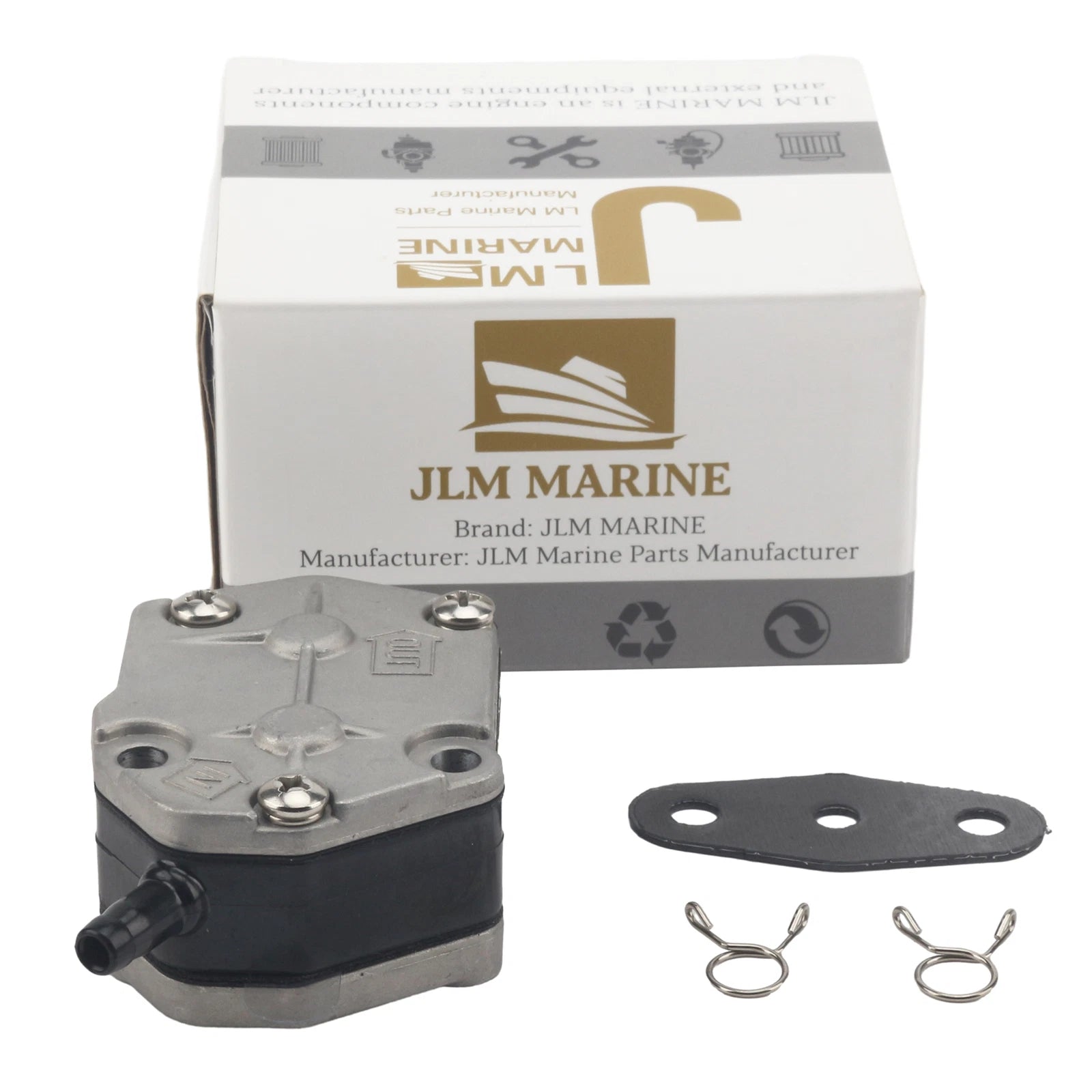 Fuel Pump & Gasket Kit for Suzuki Marine 2 Stroke 9.9-65 HP (1990–2023)