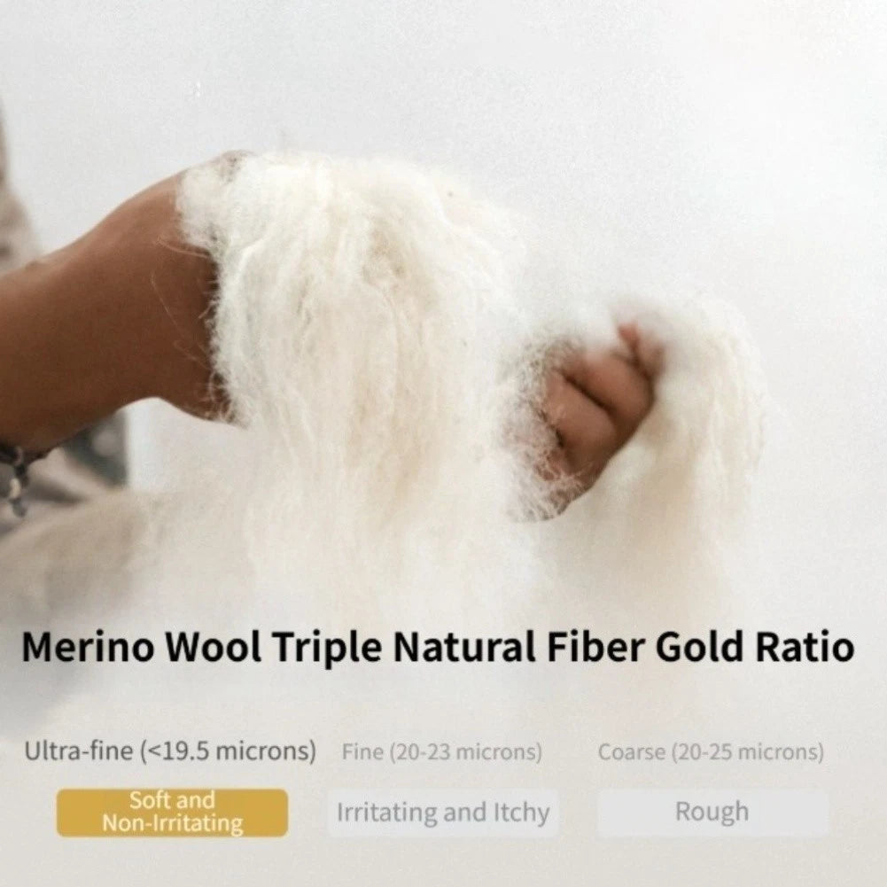 Breathable Merino Wool Gloves for Men (Outdoor Activity)
