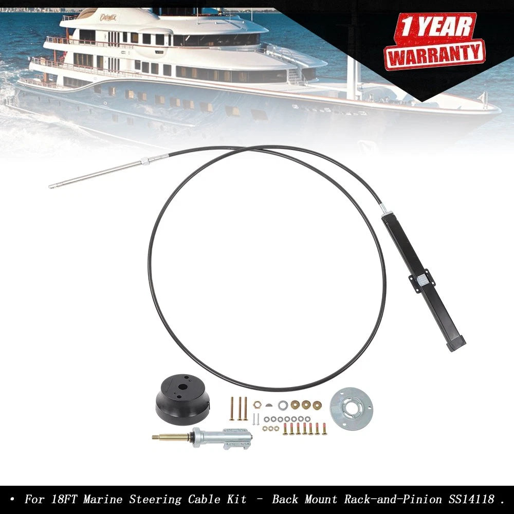 Steering Cable Kit for Marine Boat (SS14118, 18FT)