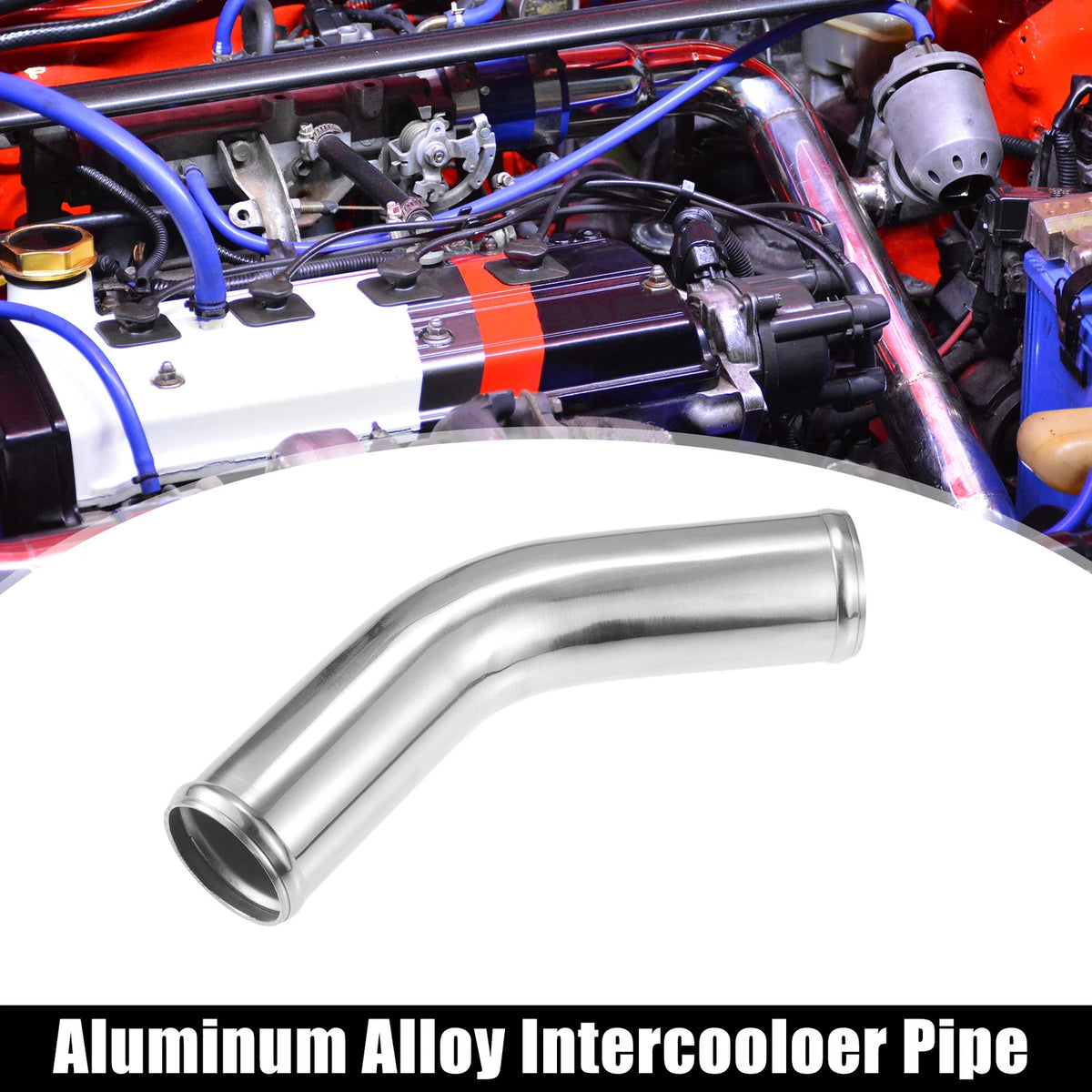 Intercooler Pipe Intake Tube 45 Degree Bend Elbow for Car OD 2.25"