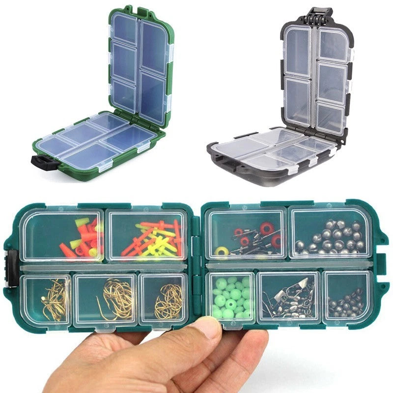 Fishing Lure Bait Hooks Storage Box Case - Waterproof Double Sided