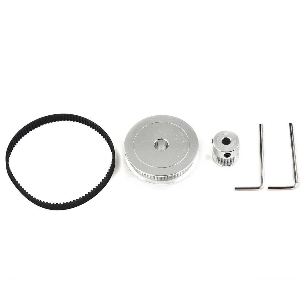 20 Teeth Gear 2GT Pitch 2mm & 60 Teeth Closed-loop Belt for 3D Printer