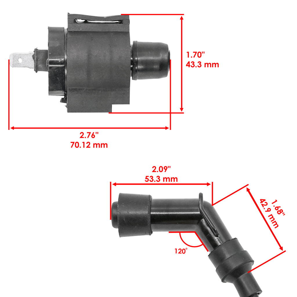 Ignition Coil Replacement for Honda ATC110 ATC200 ATC200M (1985–1986)