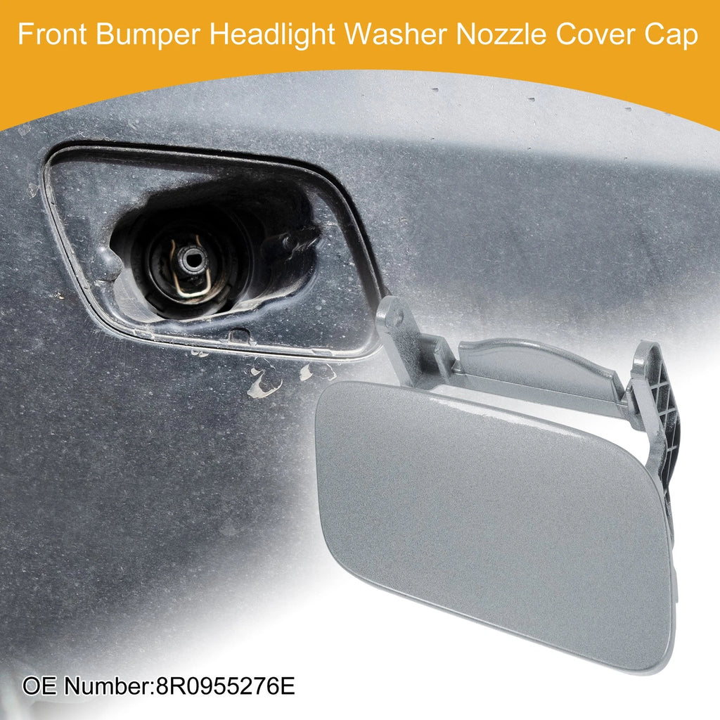 Front Right Washer Nozzle Cover Cap for Audi Q5 (2013–2017) Gray