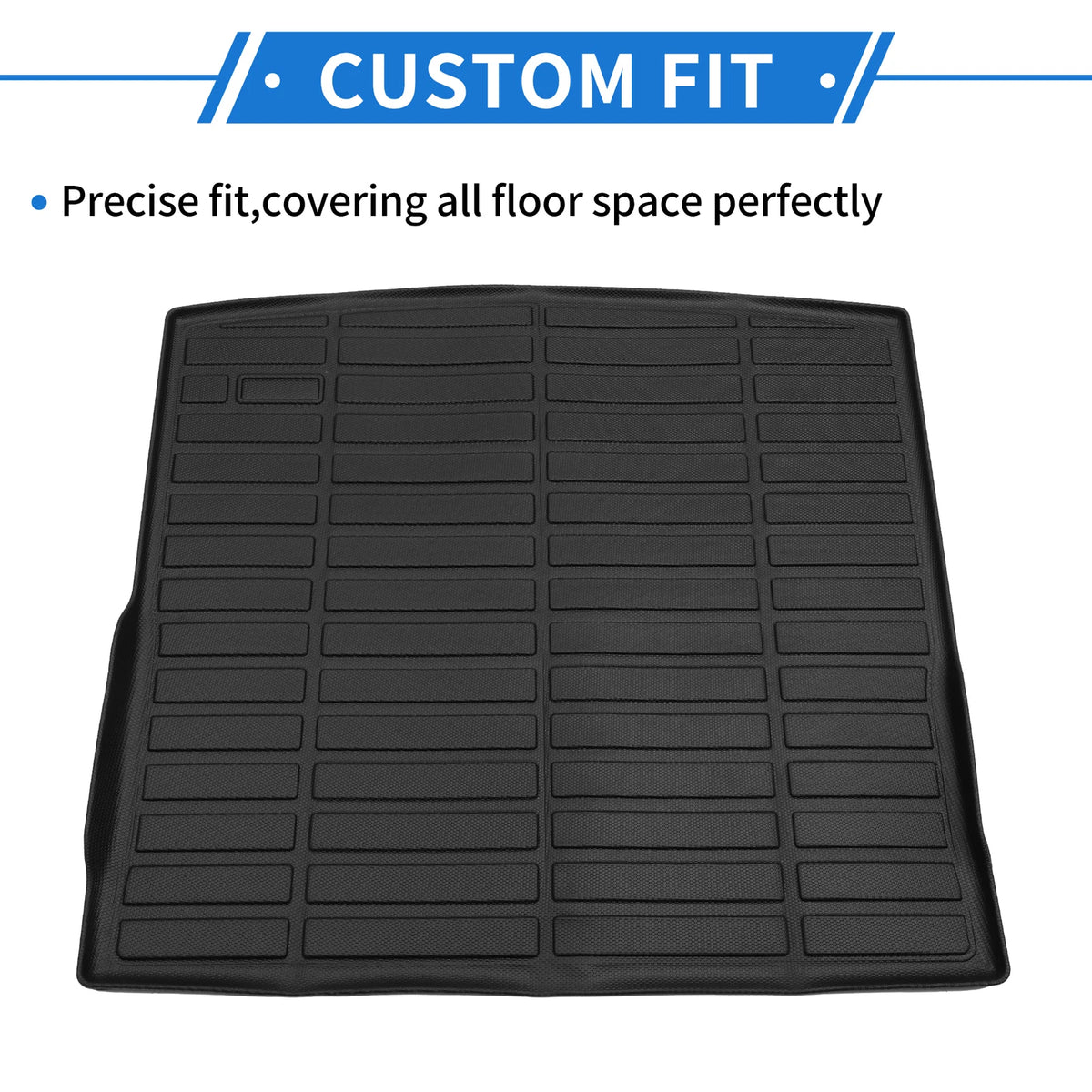 Cargo Liner Rear Trunk Mat for Volkswagen ID.4 (2021–2024) TPE Long