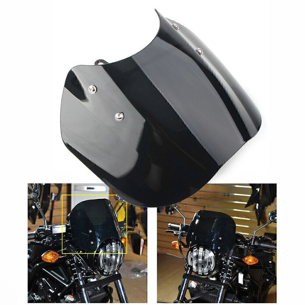Windscreen Windshield with Bracket for Honda CMX500 Rebel (2018–2020)