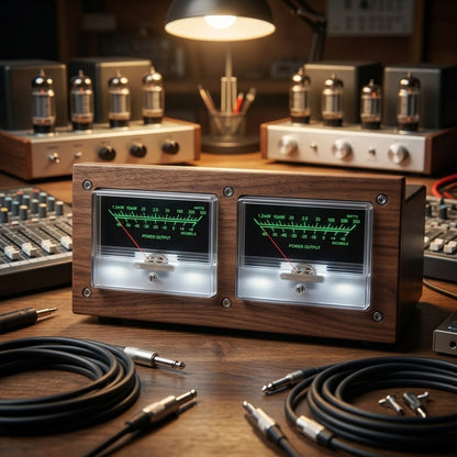 2X TN90A VU Meters for Power Amplifiers and Chassis Use