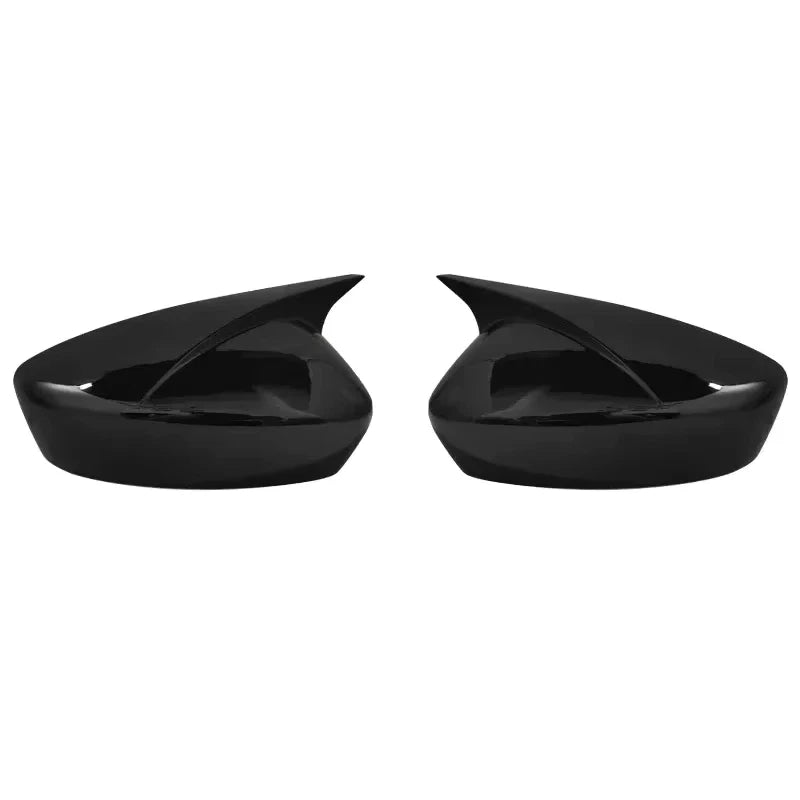 2Pcs Gloss Black Side Wing Mirror Cover Cap for Mazda 6 Atenza (2018–2021)