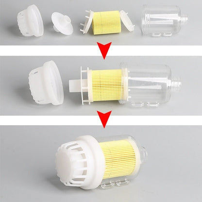 Air Filter Hose with Aluminum Foil Heat Shield for