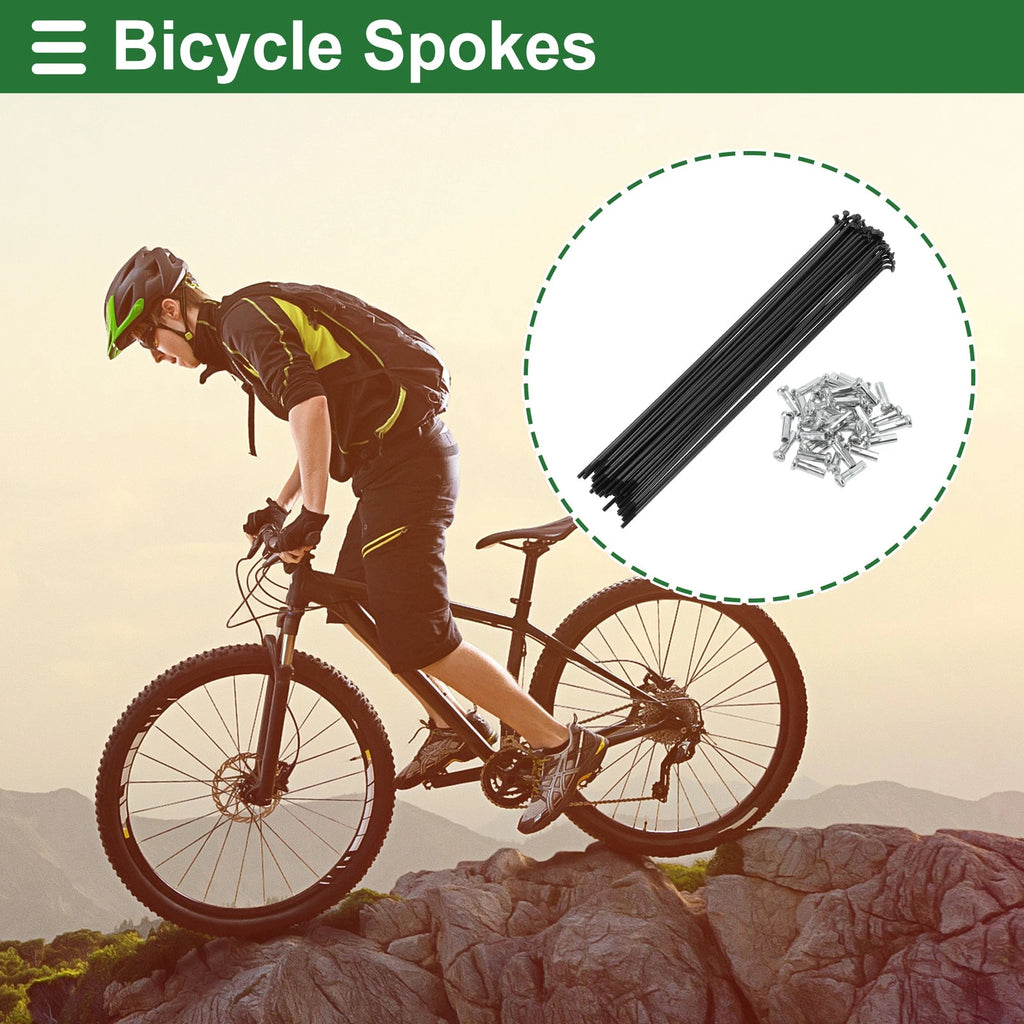 Bicycle Spokes Nipple Replacement Set 203mm for Universal (Any Make)