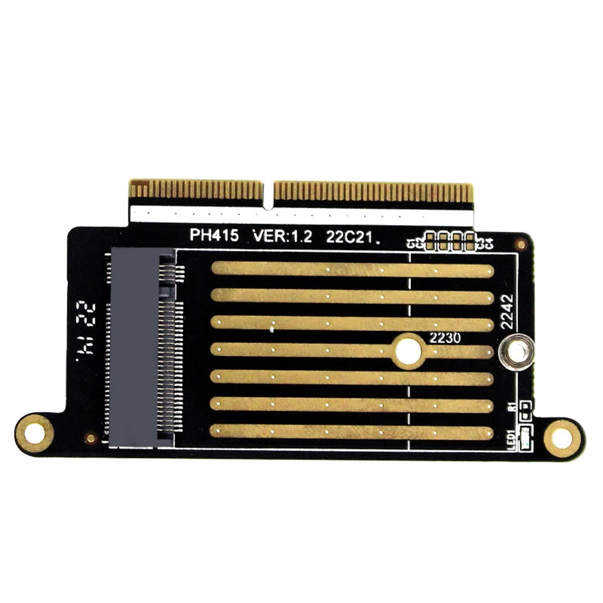 Adapter Card SSD to NGFF M.2 M Key NVME 2230 2242 for MacBook Pro (2016–2023)