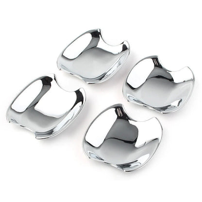 Set of 4 Outer Door Handle Bowl Cover Trim Chrome for Toyota Sienta (2016–2018)