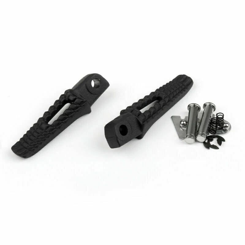 Black Aluminum Rear Footrests Pegs for Suzuki GSXR 600 750 1000 (T9)