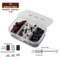 Sanding Discs with Mandrel for Nail Art Kits (Transparent Box Packaged)
