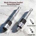 1/4 Inch Drive Bit Holder for Hex Head and Socket Adapters (Chrome Vanadium)