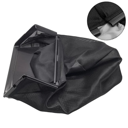 Grass Bag for Garden Power Tools (64x37x28cm) Black Nylon Fabric Washable
