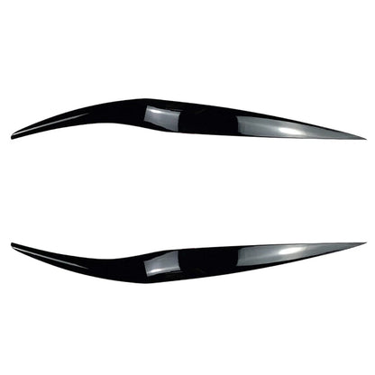 Headlight Eyebrow Cover Strip for Ford Fiesta MK6.5 (2013–2017) Black
