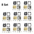Set of 8 Carburetor Gasket Kit for ECHO SRM-2620 SRM-3020 (Walbro K1-WYG)