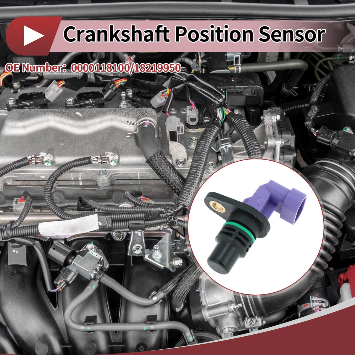 Crankshaft Position Sensor for Claas Combine Harvester (No. 0000118100, 18219950)