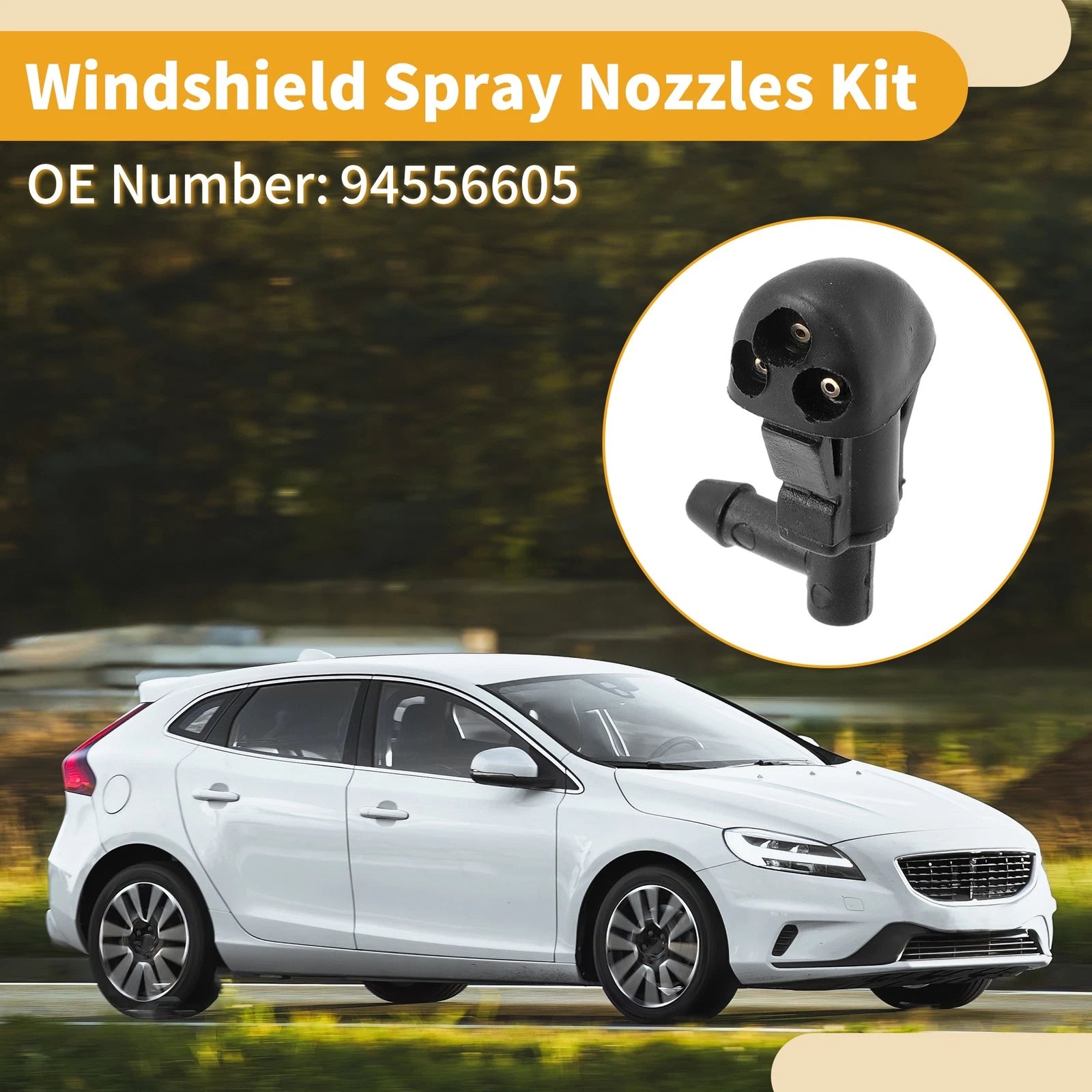 Windshield Washer Nozzle Kit for Chevrolet Cruze (2009–2014)