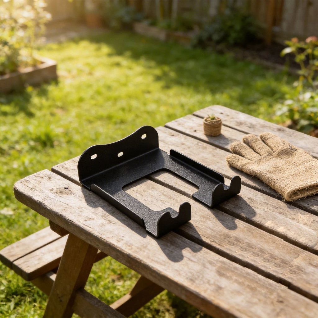 Wall Mounted Bracket for Lawn Mower and Yard Tools (Easy Install)