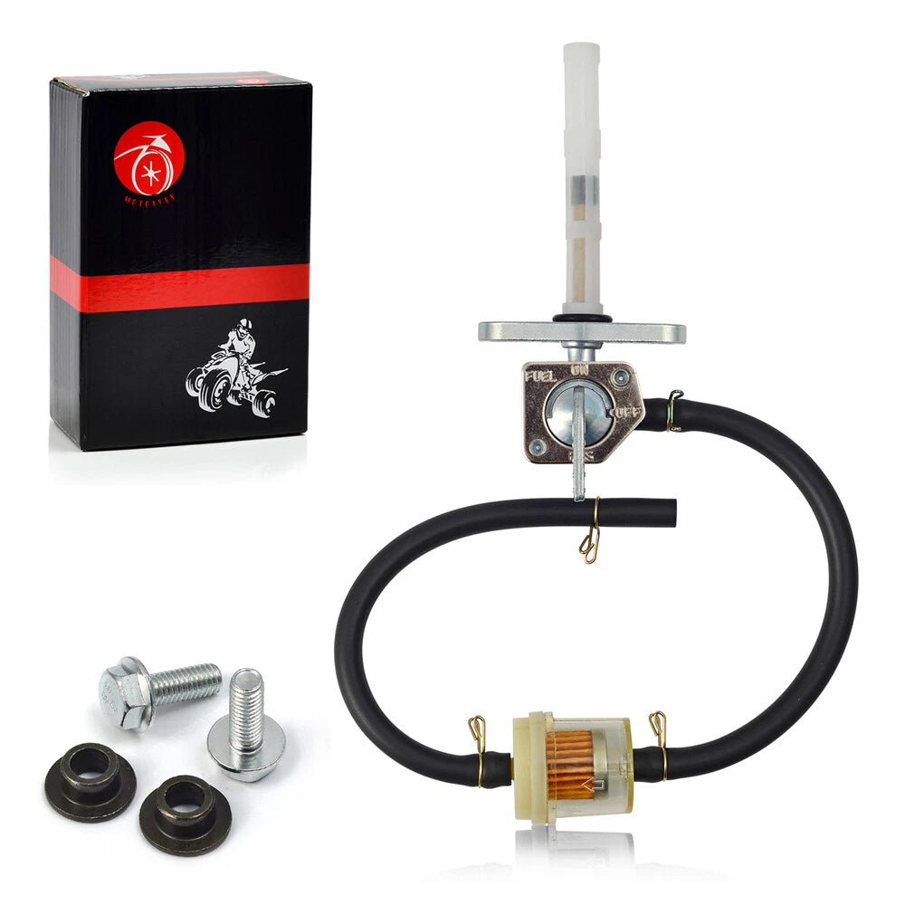 Fuel Petcock Valve Assembly for Honda XR100R CRF100 (16950-GCF-671, 16950-GEL-701)