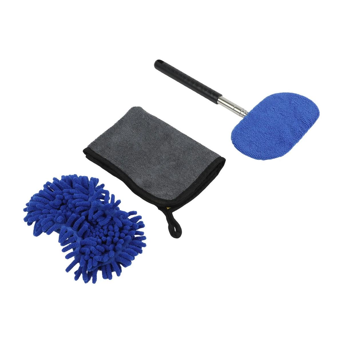 Efficient Car Wash Brush with Rotatable Head for Comprehensive Cleaning