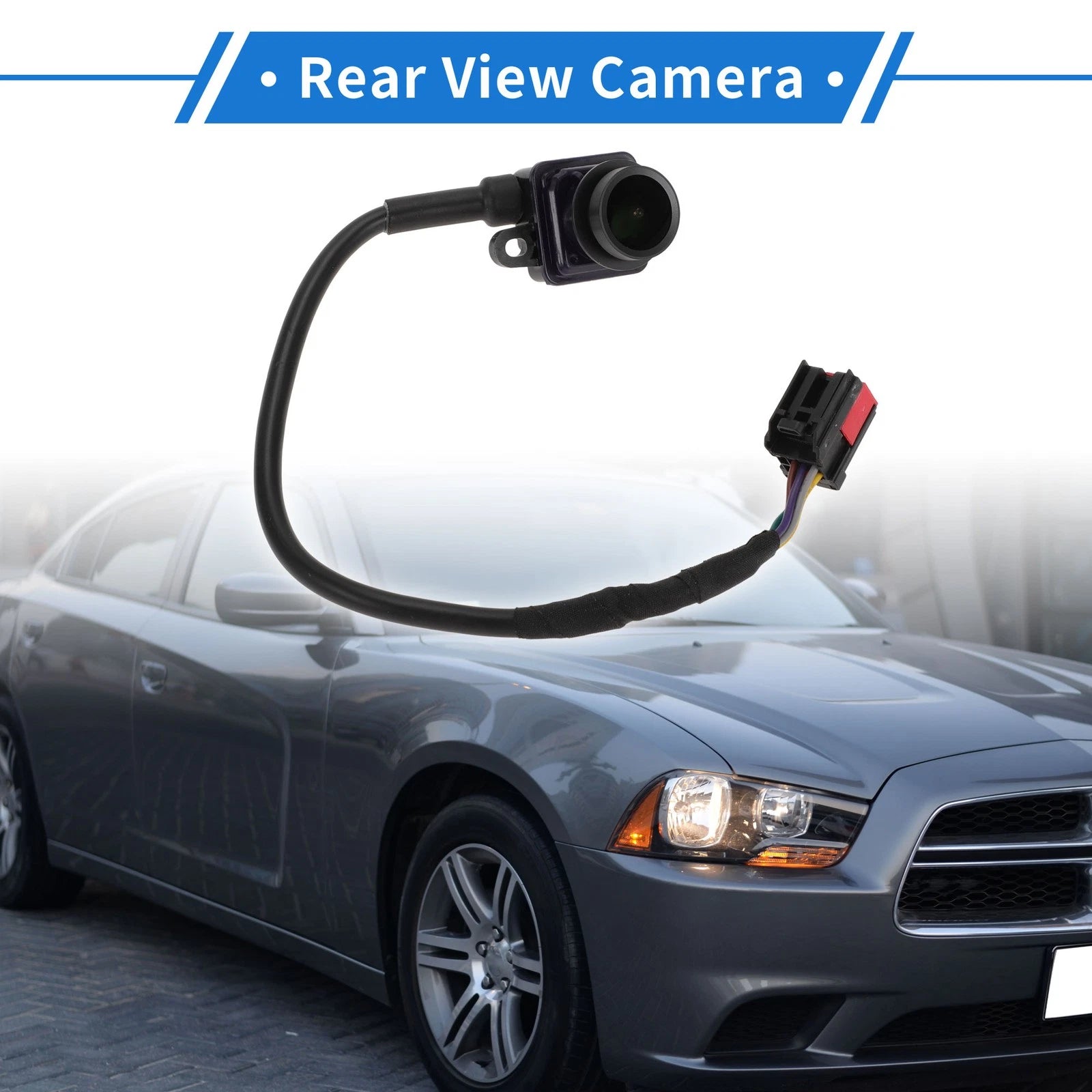 Rear View Camera Backup Reverse 120-180 Degree for Dodge Chrysler 300 (2005–2019)