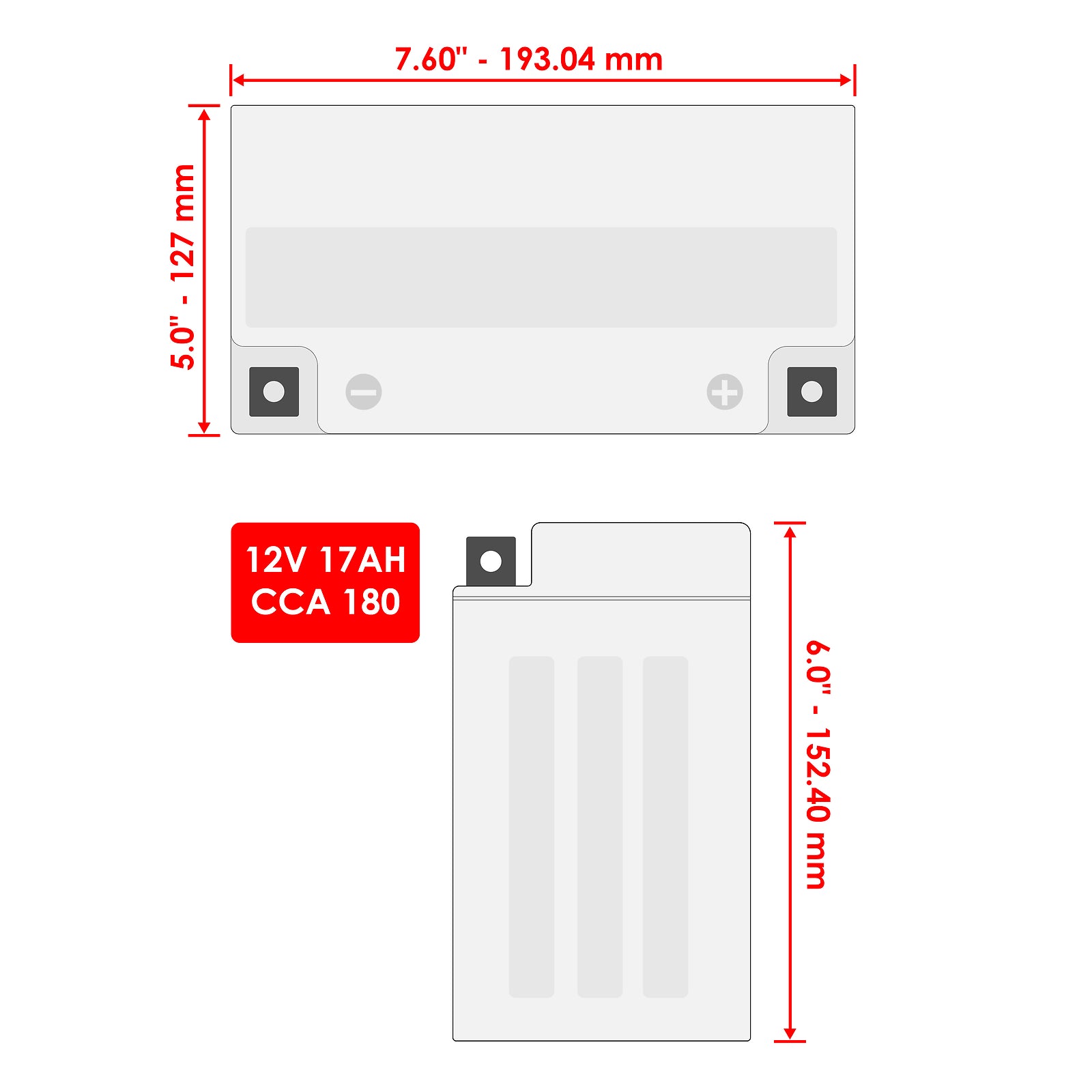 AGM Battery Replacement for Husqvarna YTH2248 YTH2348 YTH2448 YTH2548 (2000–2010)