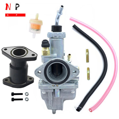 Carburetor with Intake Manifold Boot for Yamaha Grizzly 125 (2004–2013)