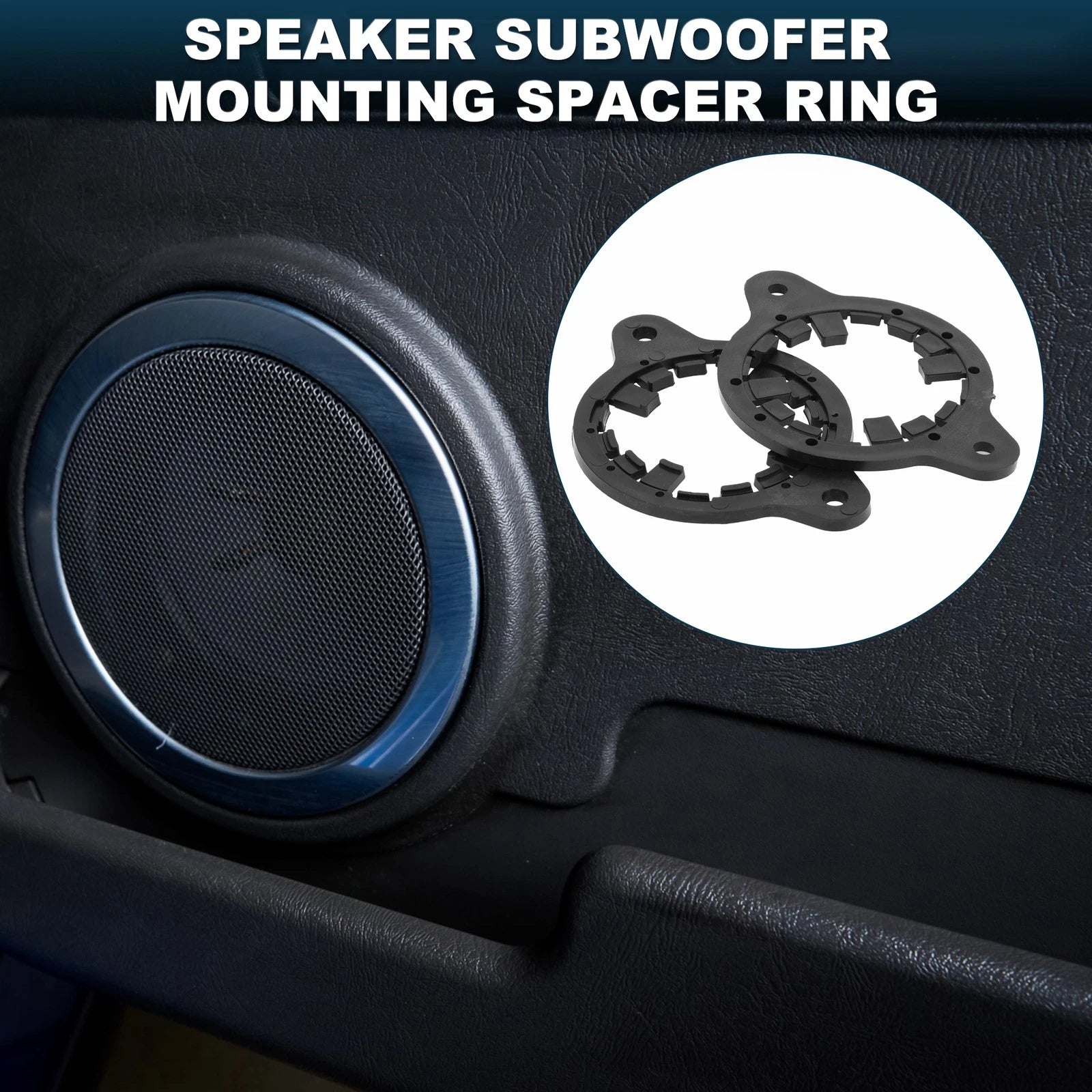 Speaker Spacer Ring Midrange Speaker Adapter Pair for Toyota (2005–2015)