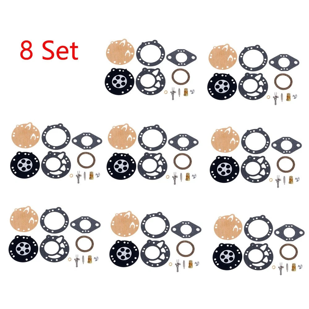 Set of 8 Carburetor Gasket Kit for Tillotson RK-88HL Poulan Ryobi Stihl