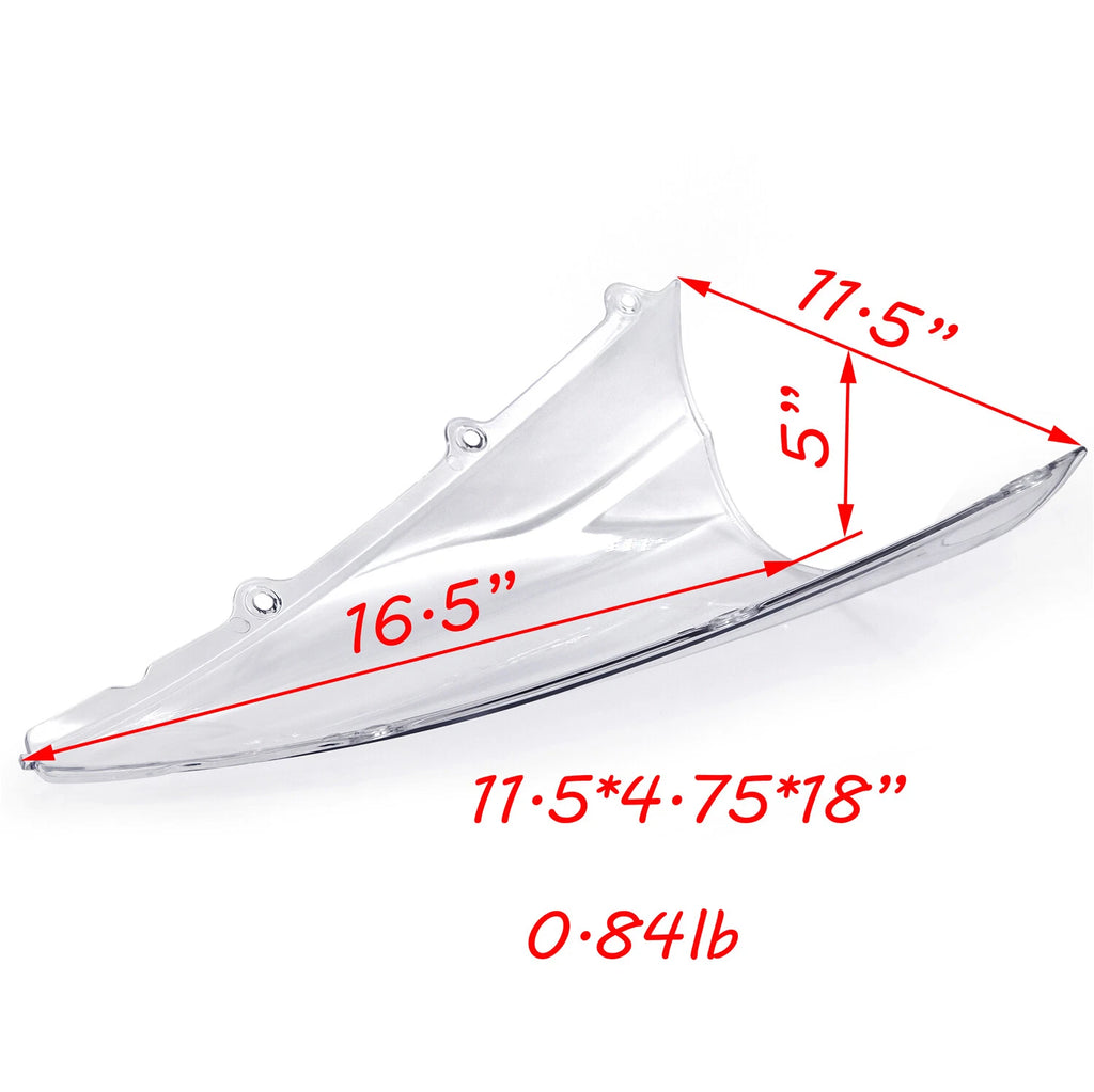 Clear Windshield Double Bubble for Yamaha YZF 1000 R1 (2002–2003)