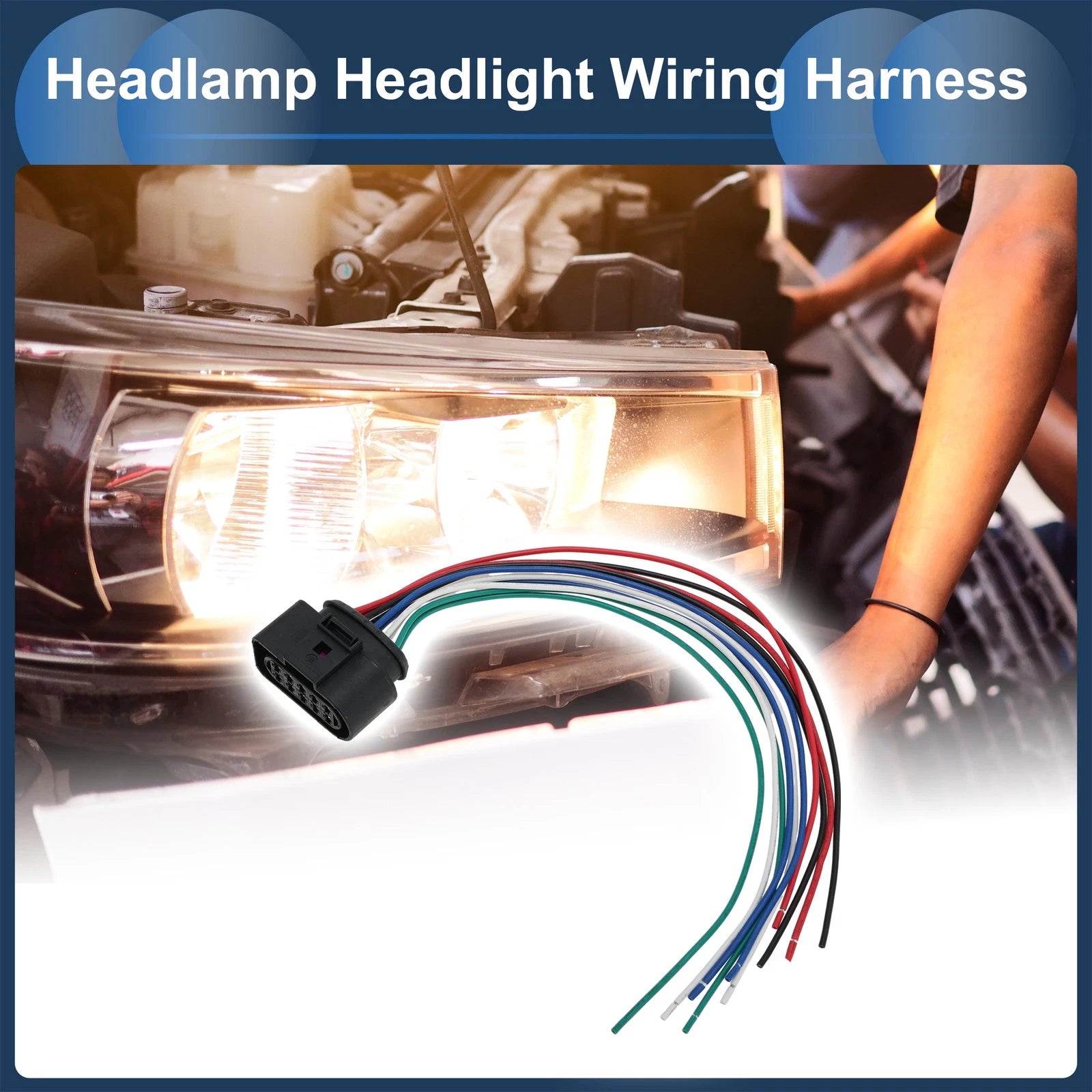Headlight Wiring Harness Assembly for Freightliner Cascadia (2018–2024)