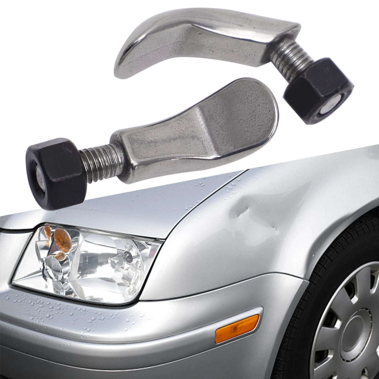2X Car Dent Removal Tools with Adjustable Steering Heads