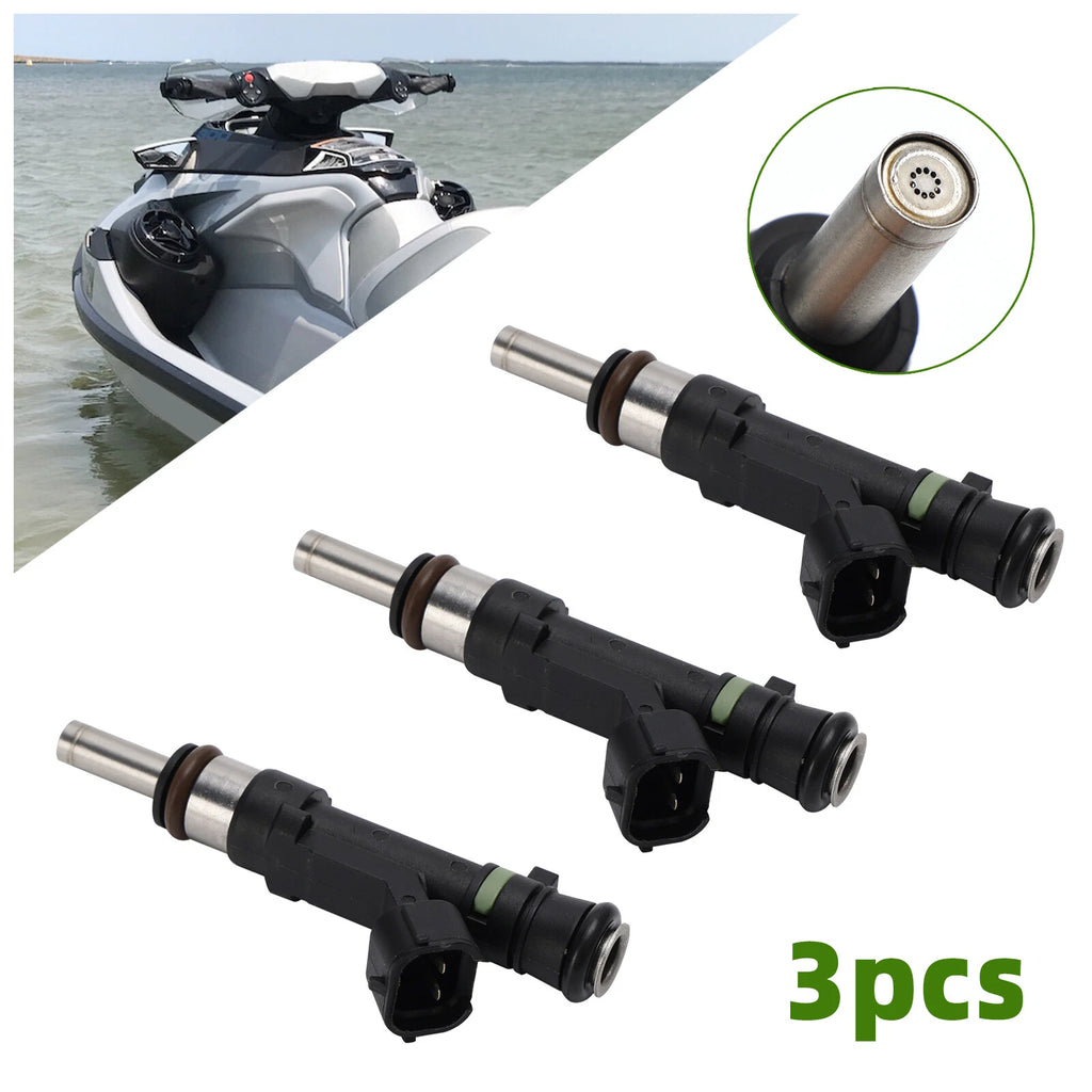 3X Fuel Injectors 0280158383 420874000 for Sea Doo BRP GTX RXT-X RXP-X (2008–2019)