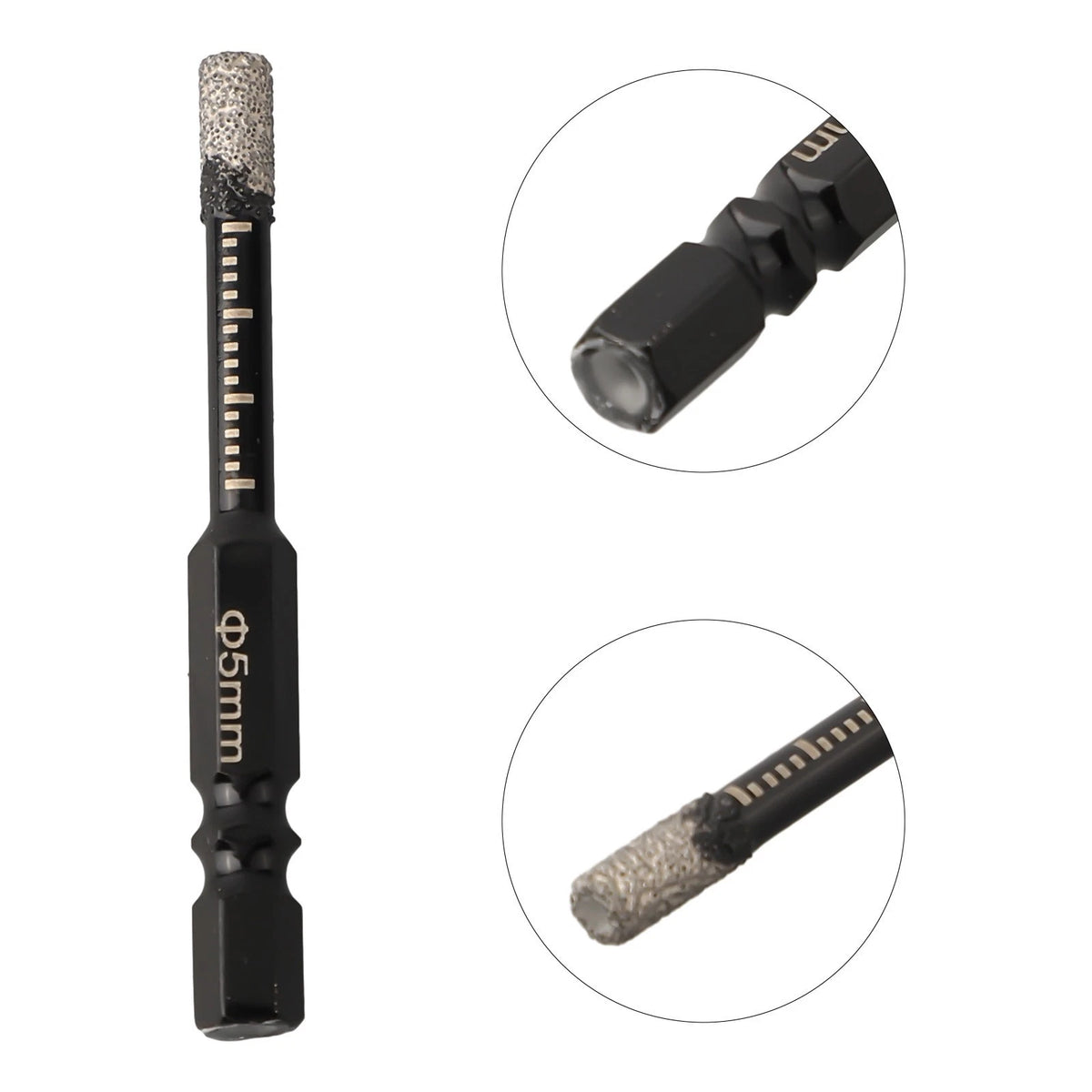 Hex Handle Diamond Hole Saw for Granite Marble (Dry Drilling)