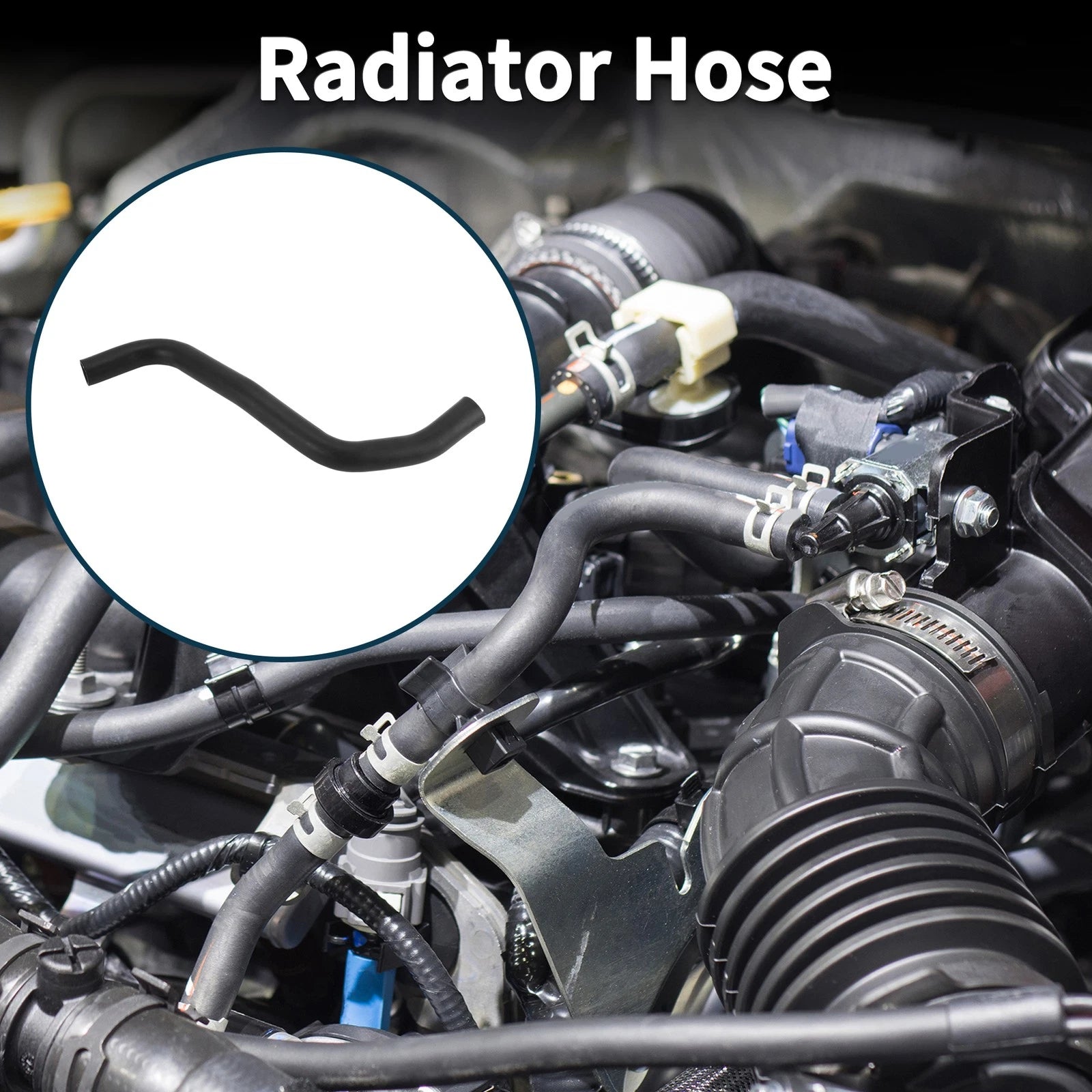 Radiator Hose Replacement for Hyundai Santa Fe 2006–2011 Rubber Downpipe