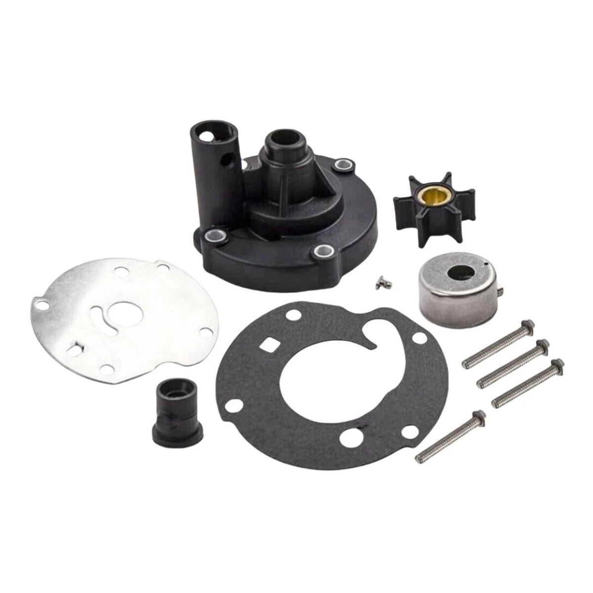 Outboard Water Pump Impeller Kit for Johnson Evinrude 5.5-7.5 HP (763758)