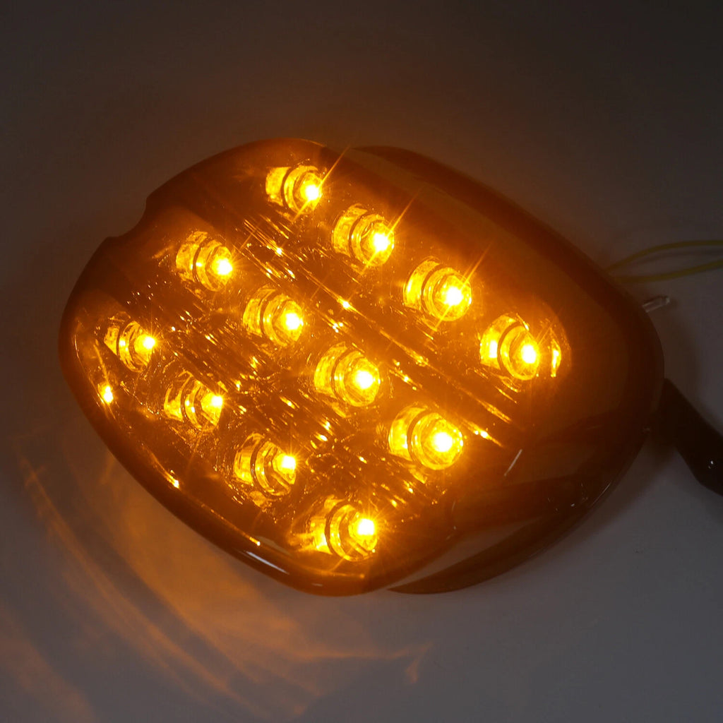 Smoked Layback LED Taillight for Harley Softail Electra Dyna (Year Range)