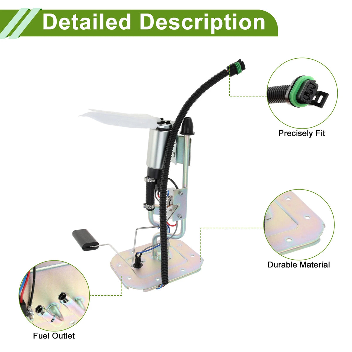 Fuel Pump Module with Sending Unit for Jeep Wrangler YJ (1991–1995) 2.5L 4.0L