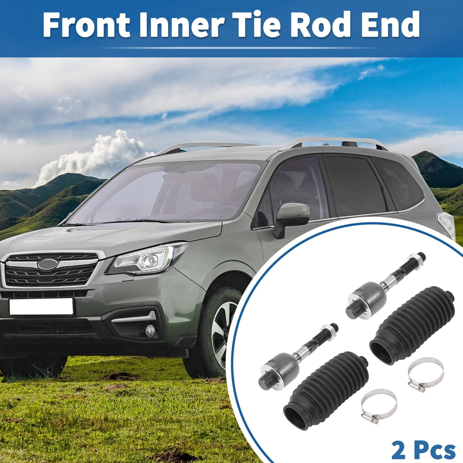 4pcs Front Inner Tie Rod End Links Replacement for Honda Accord TL (2011–2014)