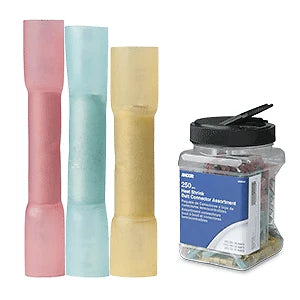 250-Piece Heat Shrink Butt Connector Multi-Pack - Ancor 309000