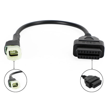 4 Pin to 16 Pin OBD2 Diagnostic Adapter Cable for Honda CBR 1000R/600R (2004–2023)