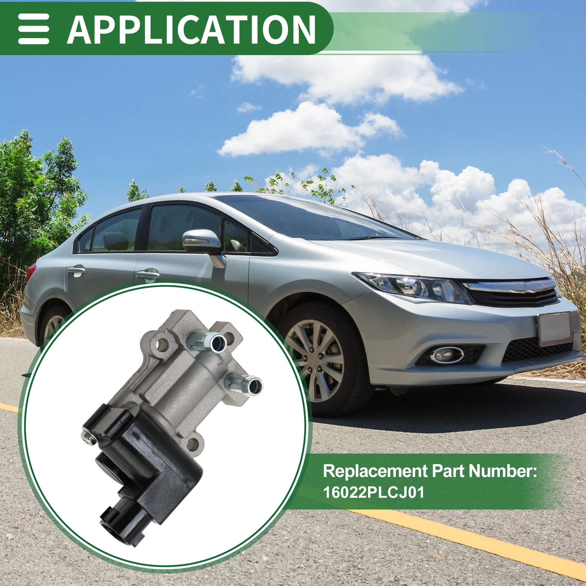 Idle Air Control Valve for Honda Civic (2001–2005) No. 16022PLCJ01