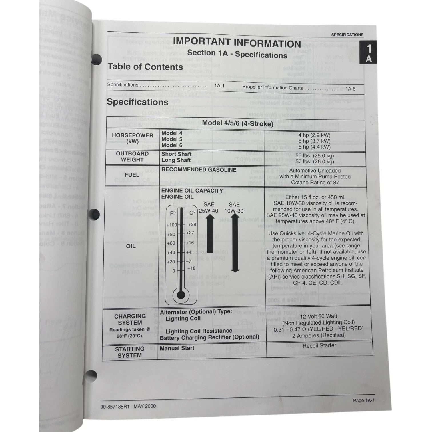 Service Manual for Mercury 90-857138R1 (2000)