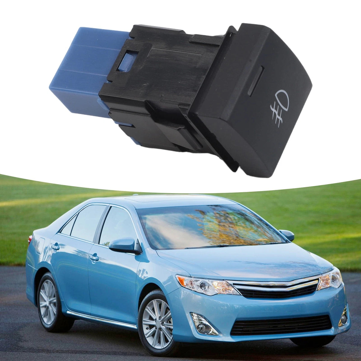 Black Color Fitment Steering Sheel Fan Heating Rearview Switch Button
