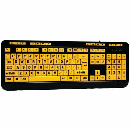 EasyTouch 132 Luminous Large-Print Keyboard for Adesso AKB-132UY