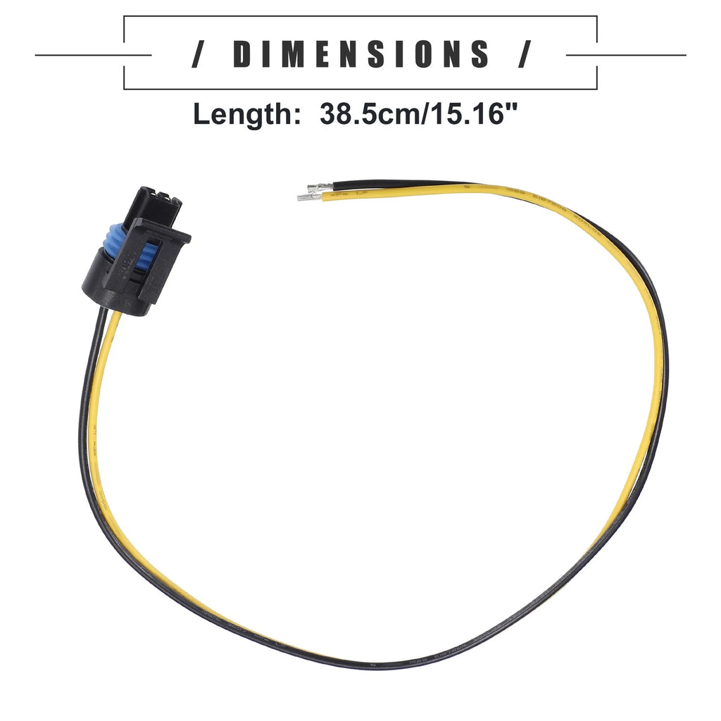 Multi Purpose Wire Connector Pigtail Plug for Chevy Plastic Black Yellow (Fits)