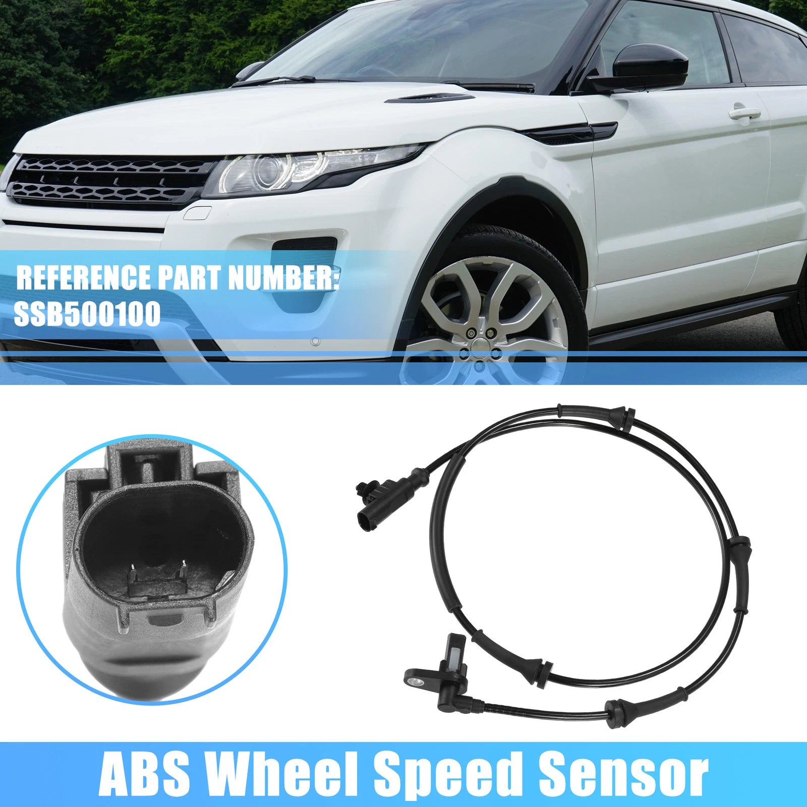 1 Pcs ABS Wheel Speed Sensor for Land Rover (No.SSB500100)